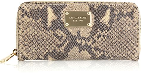 michael kors python embossed wallet|michael kors python wallet products for sale .